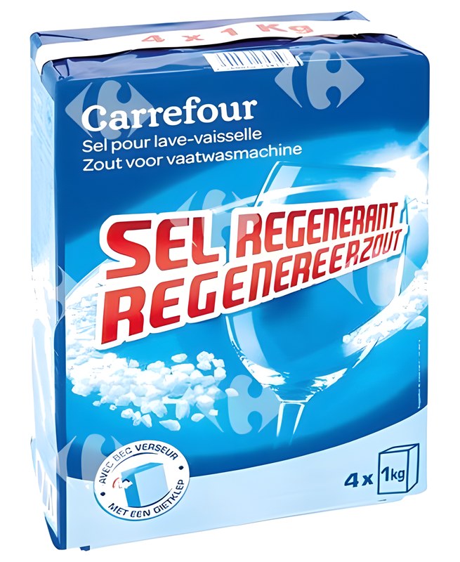 Sel pour Lave Vaisselle Carrefour 4x1 kg