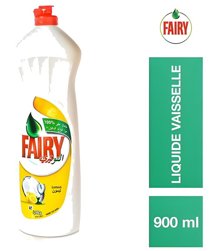 Liquide Vaisselle Citron Fairy 900 ml