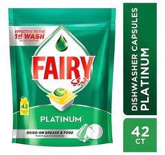 Pastilles Lave-vaisselle Tout-En-1 Plus Citron Fairy 42 unités