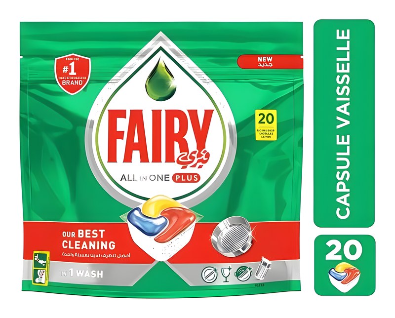 Pastilles Lave-vaisselle Tout-En-1 Plus Original Fairy 30 unités