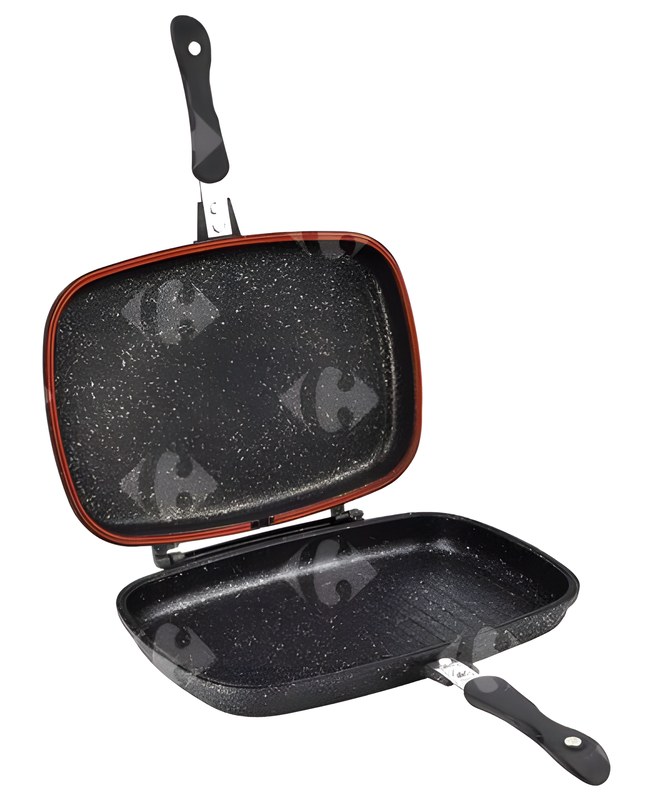 Poêle Double Face Aluminium Granite 36cm Dessini 1 unité