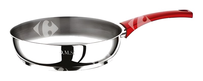 Poêle 2,30 L Inox Oms 22cm