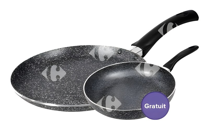 Crêpière Hbibti Granite 21cm Poêle 13cm
