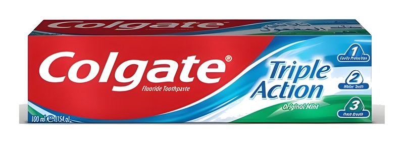Dentifrice Triple Action Mint Colgate 100 ml