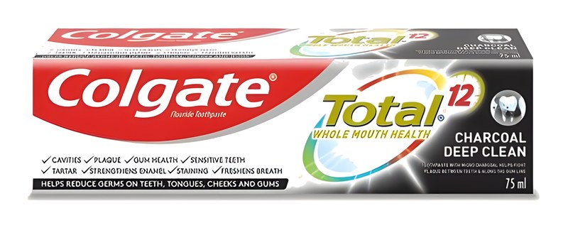 Dentifrice Total Charbon Colgate 75 ml