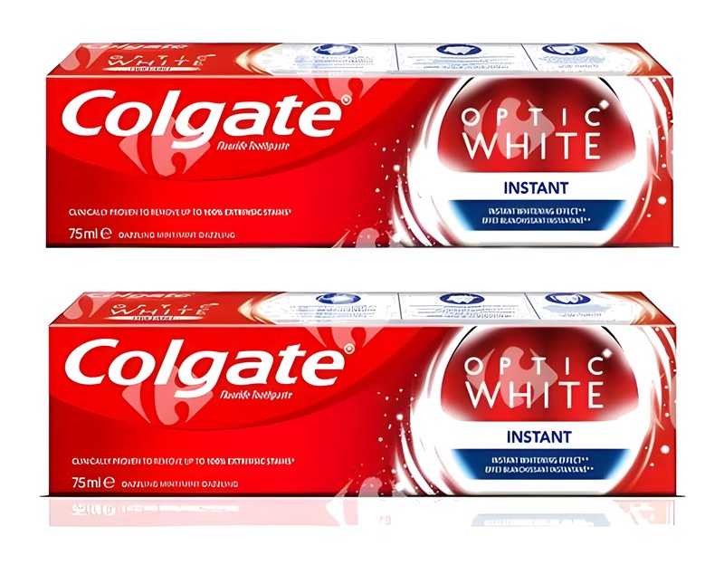 Pack De 2 Dentifrices Optic White Instant - Prix Special