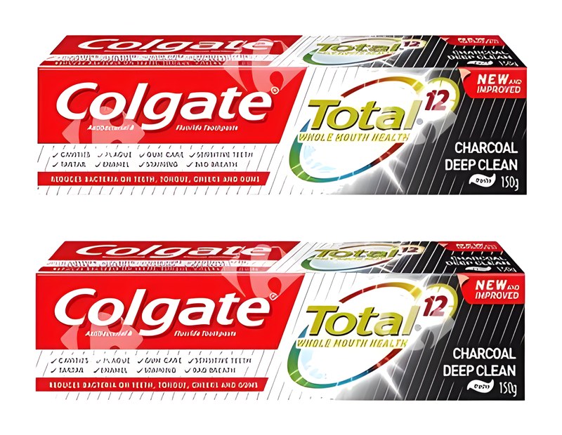 Pack De 2 Dentifrices Total Charbon Colgate 75 ml