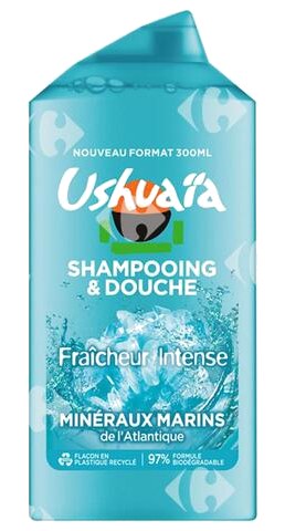 Gel Douche & Shampooing aux Minéraux marins Ushuaia 300 ml