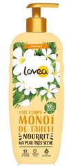 Lait corps à l’huile de monoï bio de Tahiti Lovea 250 ml
