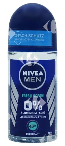 Déodorant Homme Fresh Ocean Roll-on Nivea Men 50 ml