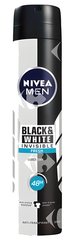 Déodorant Homme Invisible Black & White Fresh Spray Nivea Men 200 ml
