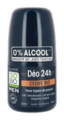 Déodorant Homme 24h Cèdre So Bio 50 ml