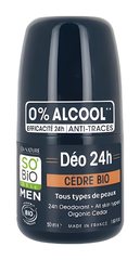 Déodorant Homme 24h Cèdre So Bio 50 ml