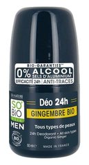 Déodorant Gingembre Homme 24h So Bio 50 ml