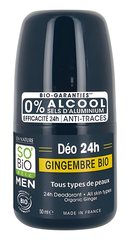 Déodorant Gingembre Homme 24h So Bio 50 ml
