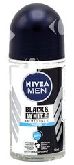 Déodorant Homme Invisible Black & White Fresh Roll-on Nivea Men 50 ml