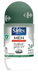 Roll-On Natur Protect Peaux Normales Sanex Men 50 ml