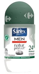Roll-On Natur Protect Peaux Normales Sanex Men 50 ml