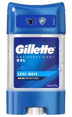 Déodorant Gel en Stick Anti-transpirant pour Homme Cool Wave 48H Gillette 75 ml