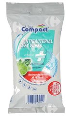 Lingettes Antibactériennes Ultra Compact 15 feuilles