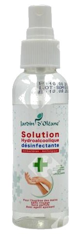 Solution Désinfectante Hydroalcool Jardin d'Oleane 100 ml