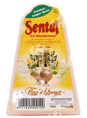 Désodorisant Gel Fleurs d'Oranger Sental 130 g