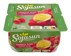 Dessert Végétal à la Framboise et Fruit de la Passion Sojasun 2x100 g