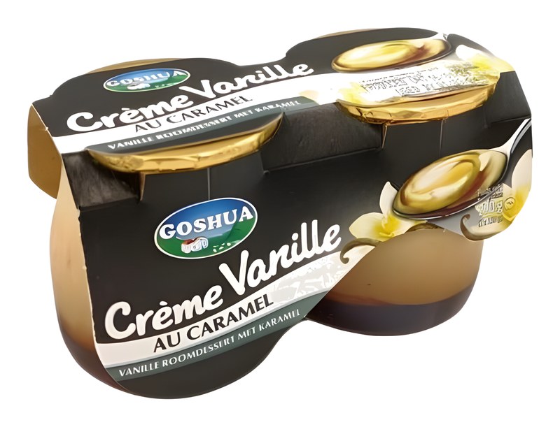 Flan Crème aux Oeufs Caramel Goshua 135 g 2 unités