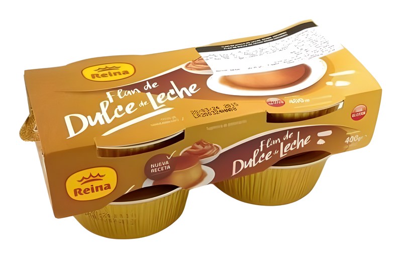 Flan Dulce De Leche Reina 100 g 4 unités