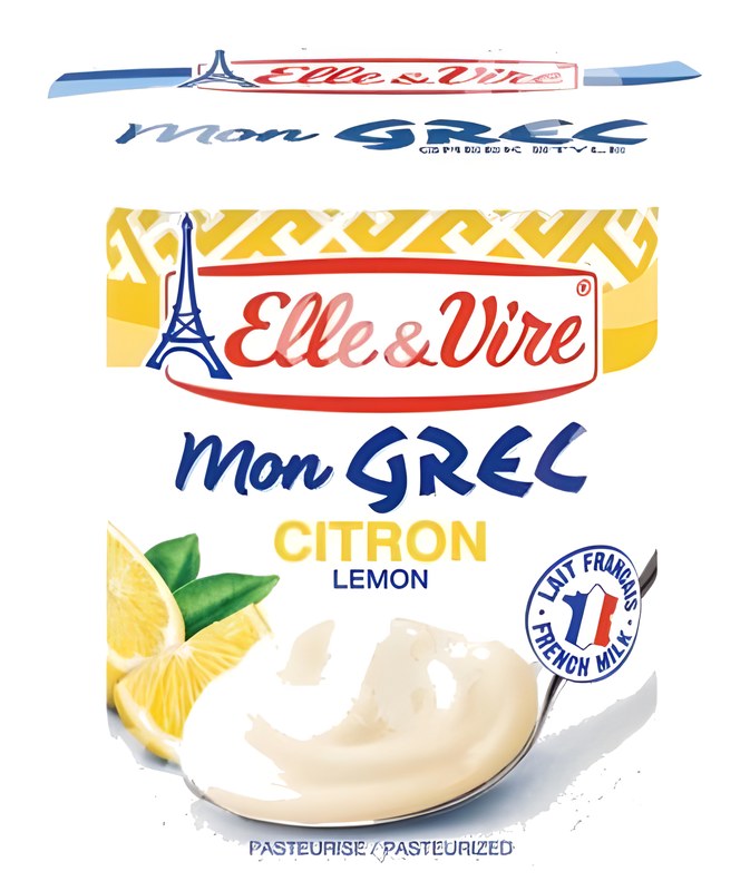 Dessert Mon Grec Citron Elle & Vire 125 g