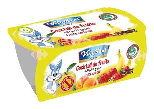 Compote Cocktail de Fruits Vitameal 130 g