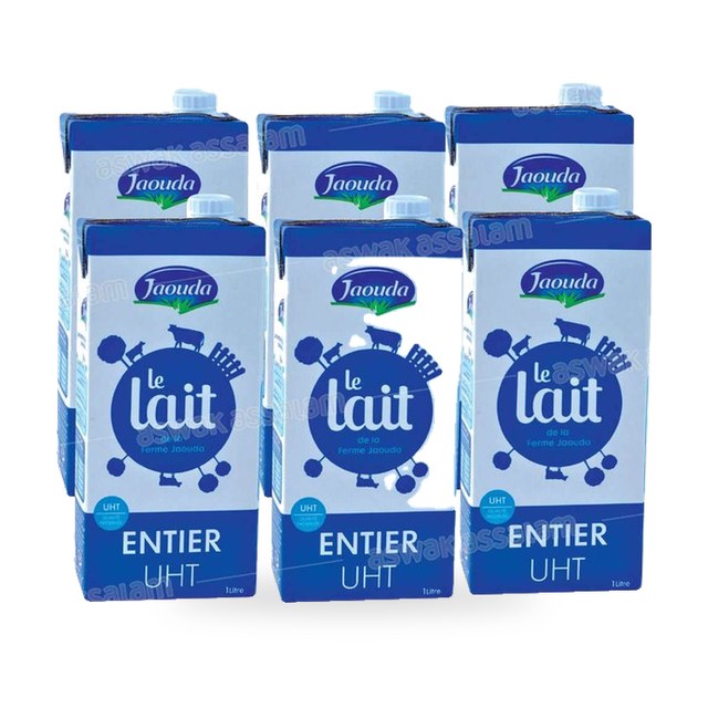 LAIT UHT ENTIER 6*1L JAOUDA