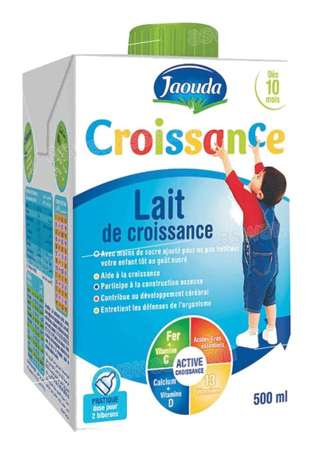 LAIT DE CROISSANCE UHT 500 ML JAOUDA