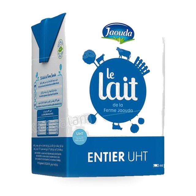 LAIT UHT ENTIER 500 ML JAOUDA