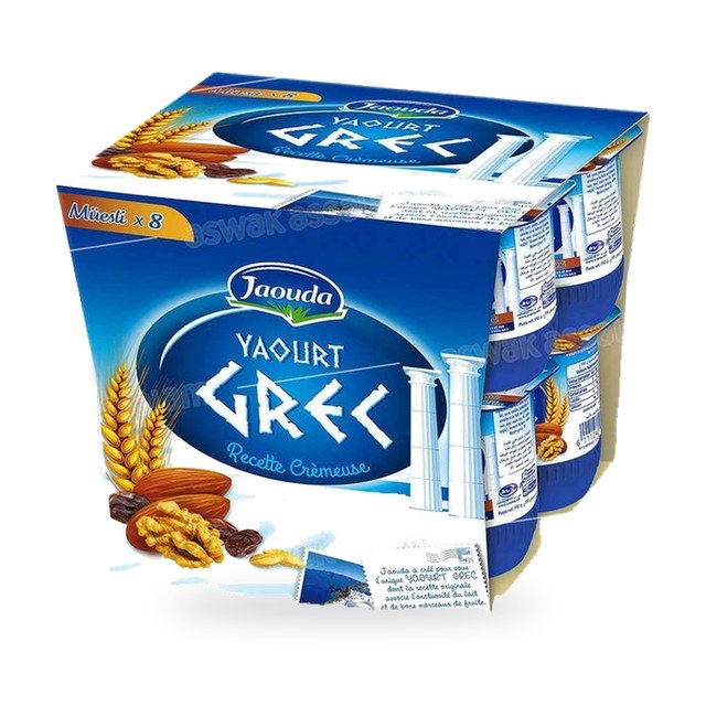 YAOURT GREC MUESLI 8*110G PACK JAOUDA