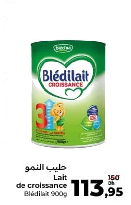 Lait de croissance Blédilait – 900g