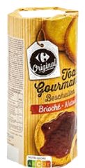 Toast gourmand brioché nature – 125g