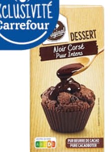Chocolat noir corsé 64% Carrefour – 200g