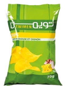 Chips fromage oignon Twimen – 75g