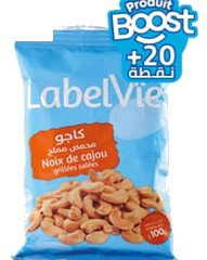 Noix de cajou grillées salées LabelVie – 100g