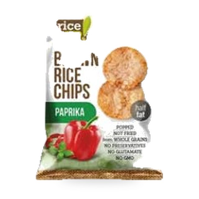 Chips de riz brun paprika Rice Up! – 60g