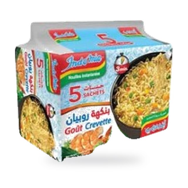 Nouilles instantanées Indomie Diverses saveurs – Lot de 5 x 85g