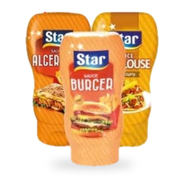 Sauce Burger, Andalouse, Algérienne ou Biggy tasty Star – 290g