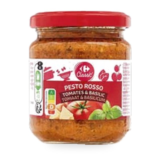 Sauce pesto rosso Carrefour Classic – 190g