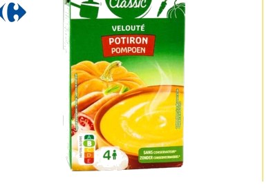 Soupe velouté potiron Carrefour Classic – 1L