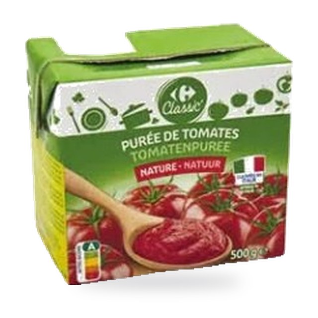 Purée de tomates Carrefour Classic – 500g