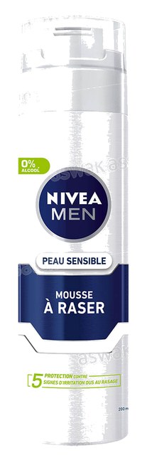 MOUSSE A RASER PEAU SENSIBLE 200ML NIVEA