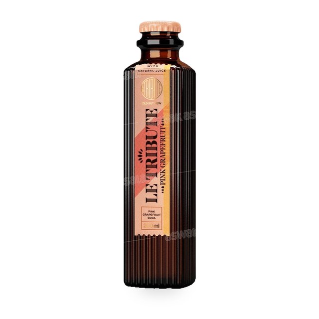 BOISSON GAZEUSE AU JUS NATUREL DE PAMPLEMOUSSE ROSE 200ML LE TRIBUTE