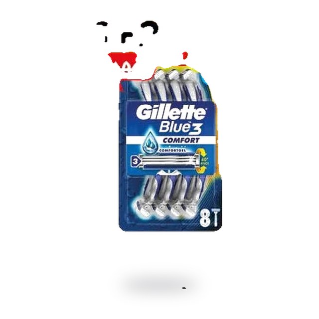 Rasoirs Gillette Blue3 Comfort – Lot de 8