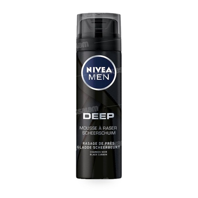 MOUSSE A RASER AU CHARBON NOIR DEEP 200ML NIVEA MEN